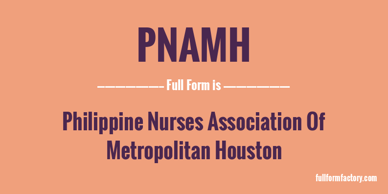 pnamh-full-form