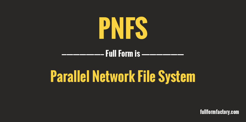 pnfs-full-form