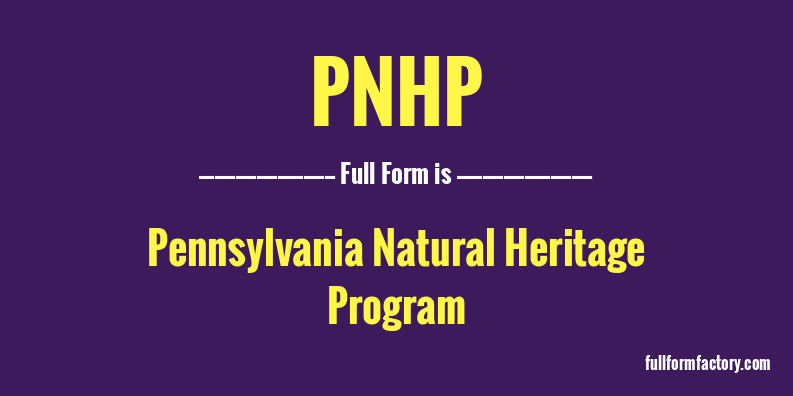 pnhp-full-form