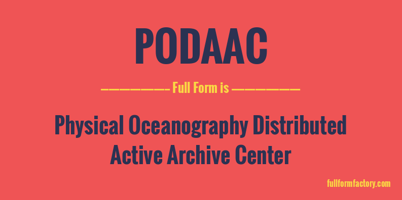 podaac-full-form