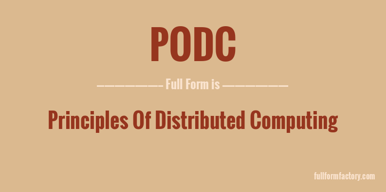 podc-full-form