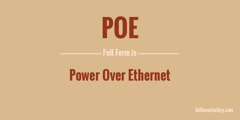 poe-full-form