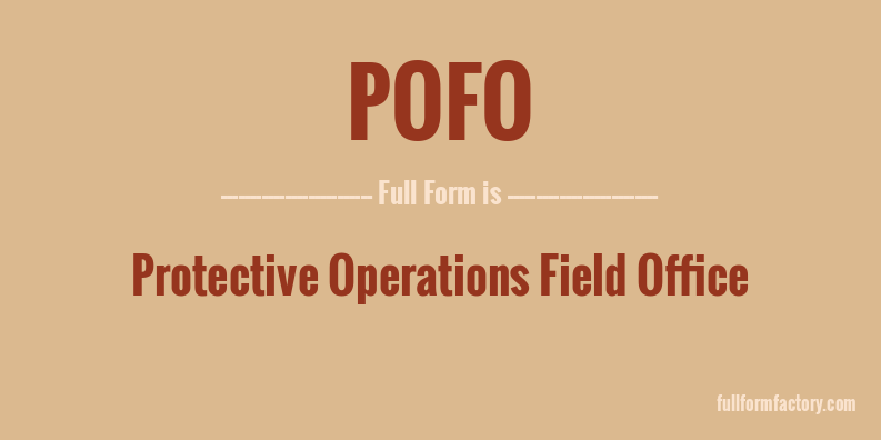pofo-full-form