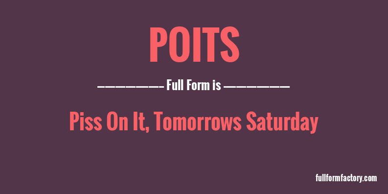 poits-full-form