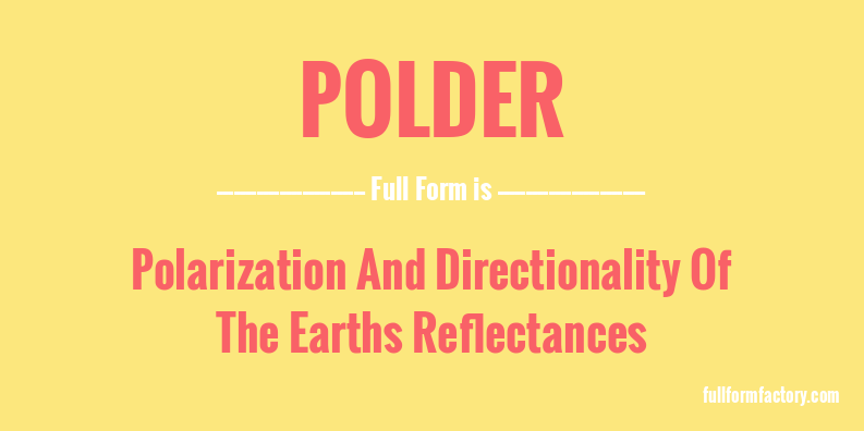 polder-full-form