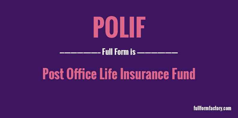 polif-full-form