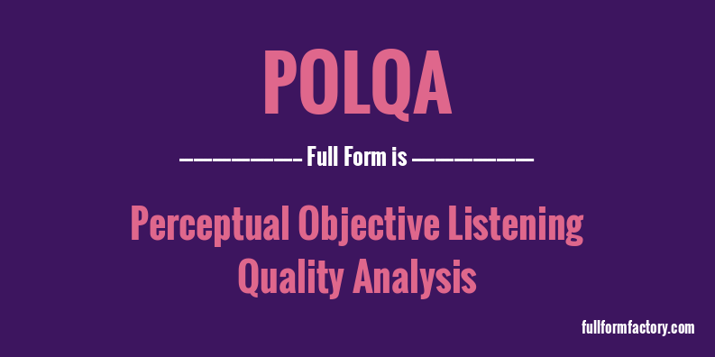 polqa-full-form