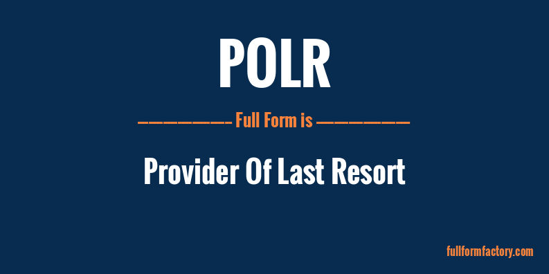 polr-full-form