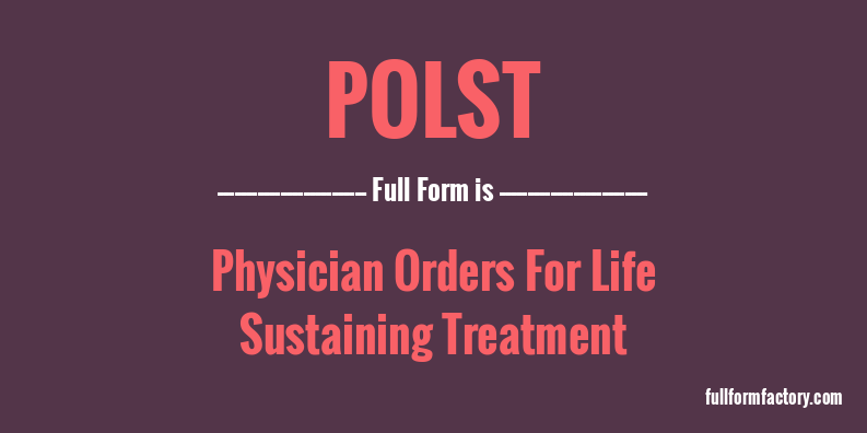 polst-full-form