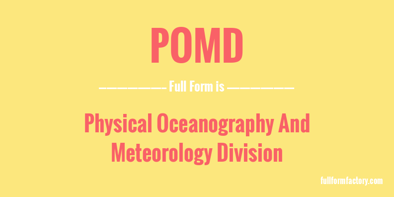 pomd-full-form