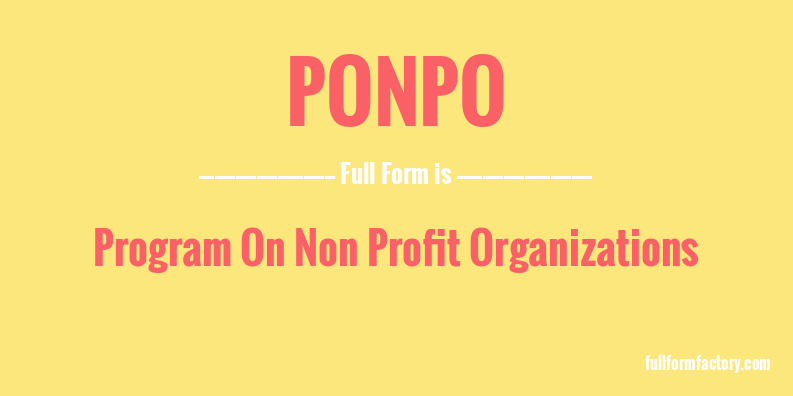 ponpo-full-form
