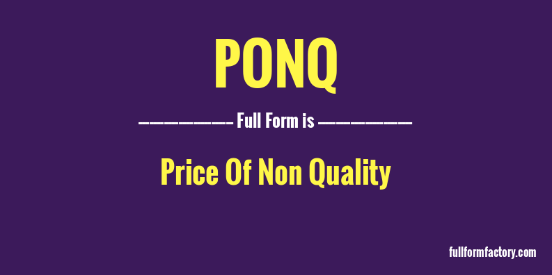 ponq-full-form