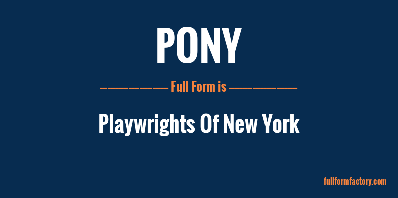 pony-full-form