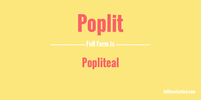 poplit-full-form
