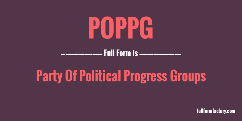 poppg-full-form