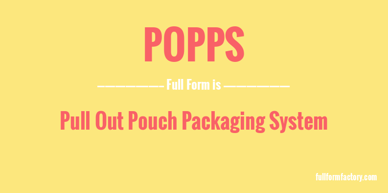 popps-full-form