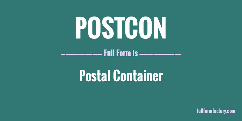 postcon-full-form
