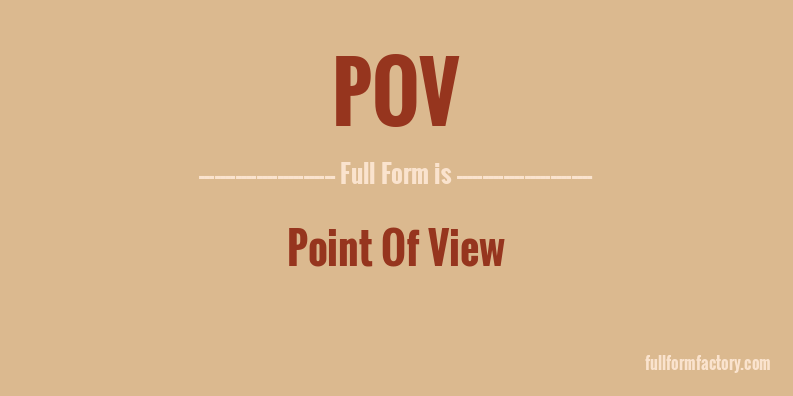 pov-full-form