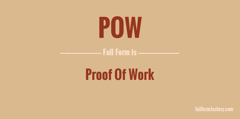 pow-full-form