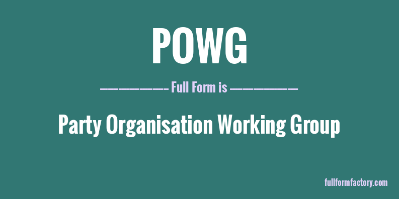 powg-full-form