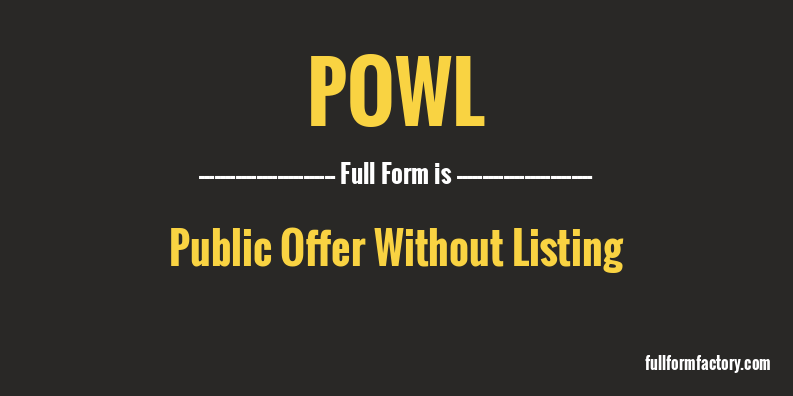 powl-full-form