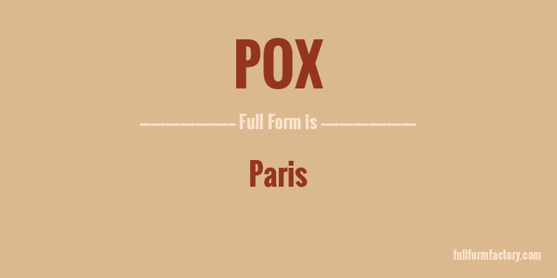 pox-full-form