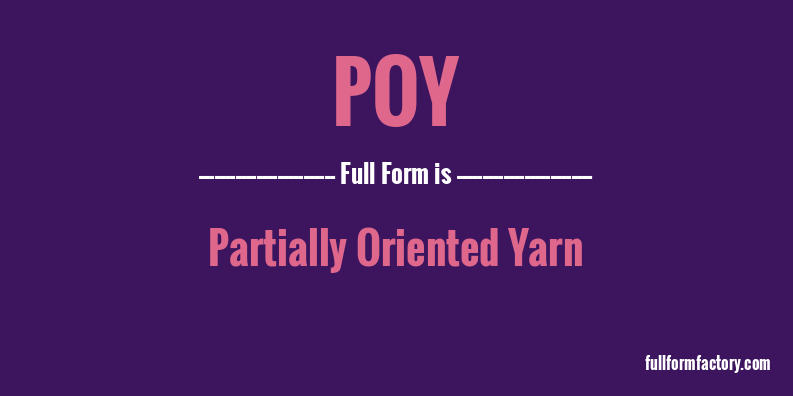 poy-full-form