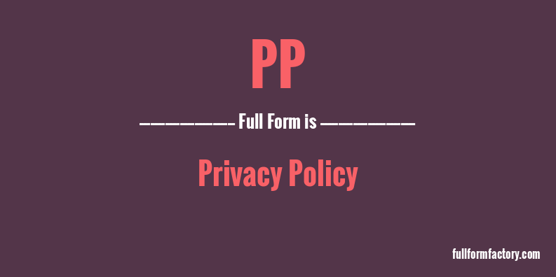 pp-full-form