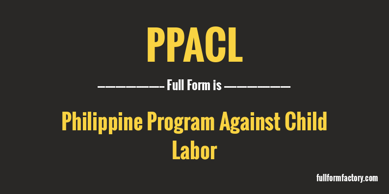 ppacl-full-form