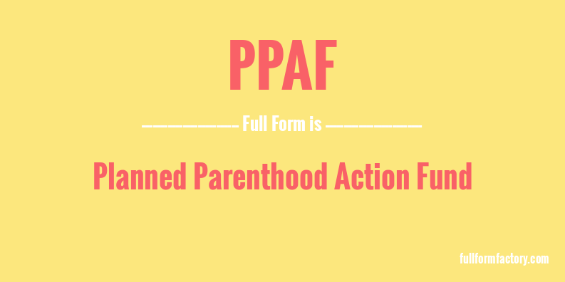 ppaf-full-form