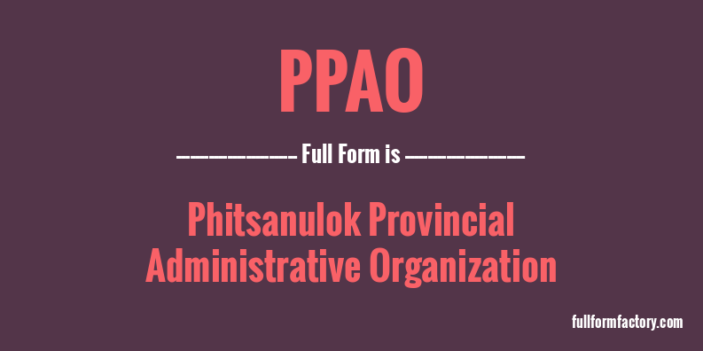 ppao-full-form