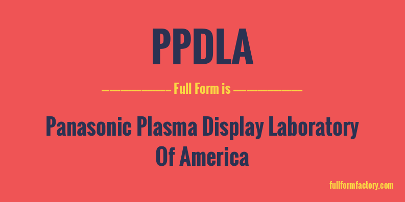 ppdla-full-form