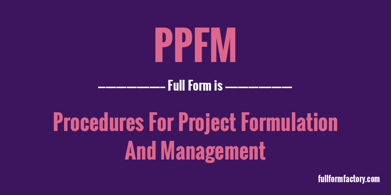 ppfm-full-form