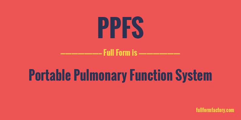ppfs-full-form