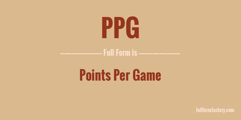 ppg-full-form