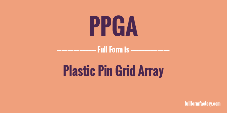 ppga-full-form