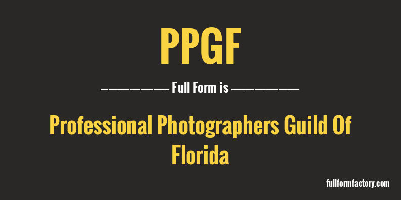 ppgf-full-form