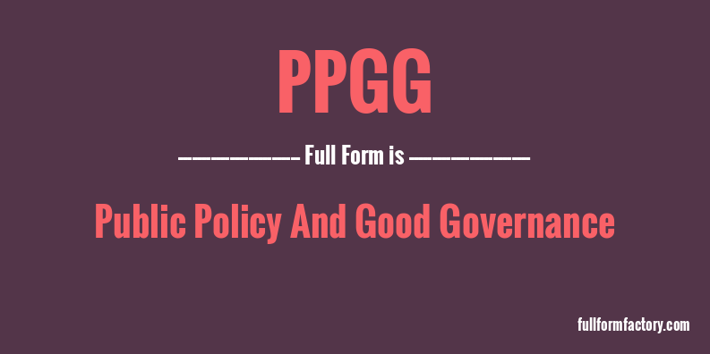ppgg-full-form