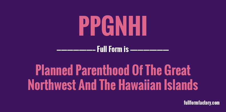 ppgnhi-full-form