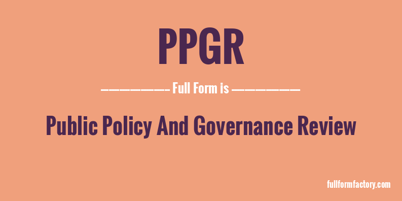 ppgr-full-form