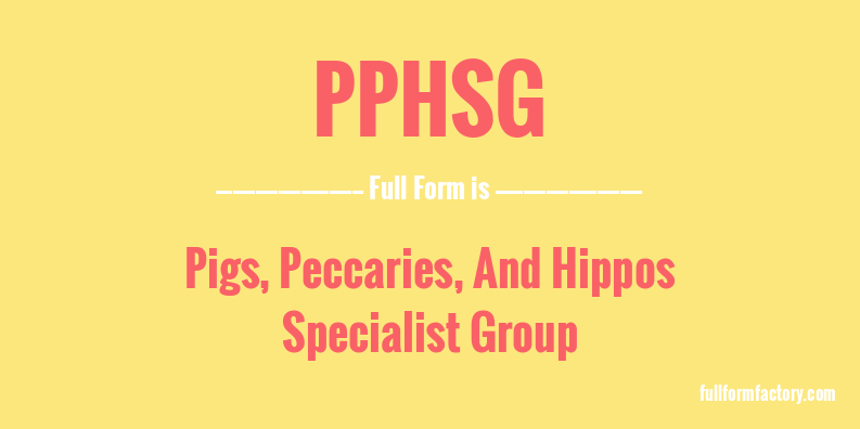 pphsg-full-form