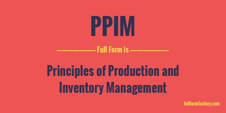 ppim-full-form