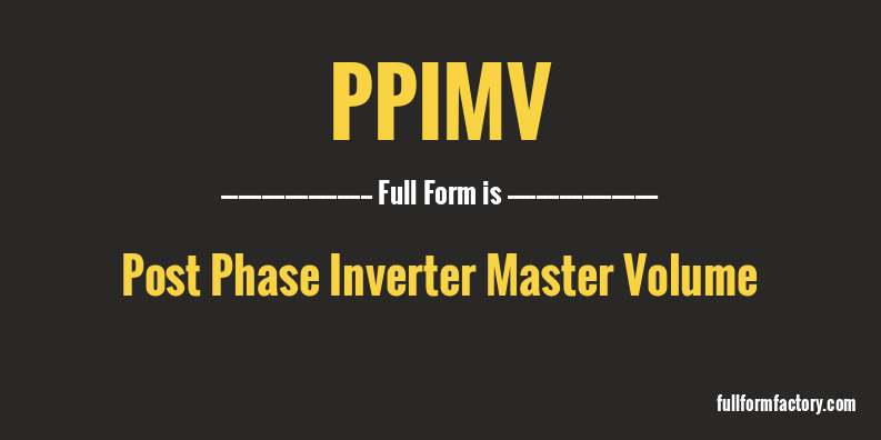 ppimv-full-form