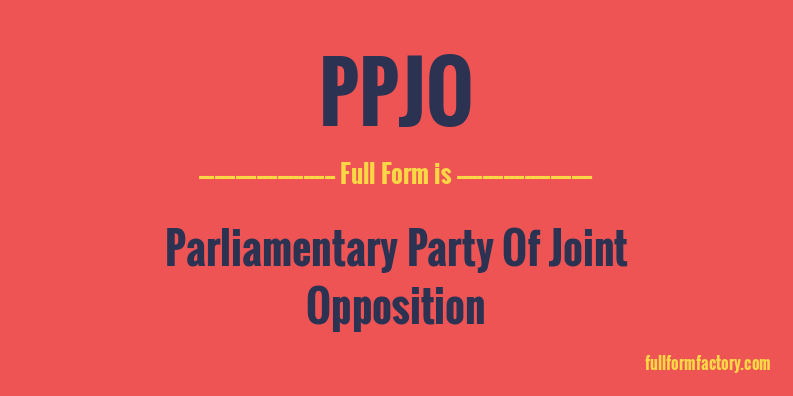 ppjo-full-form