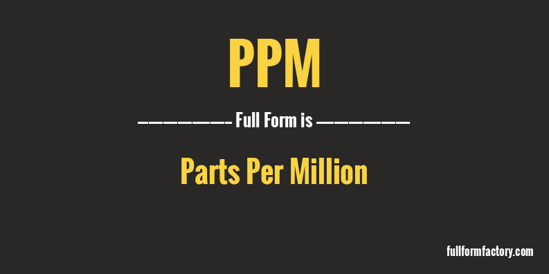 ppm-full-form