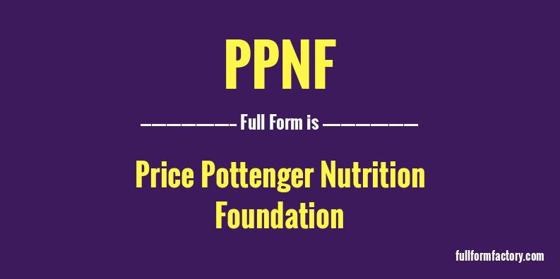 ppnf-full-form