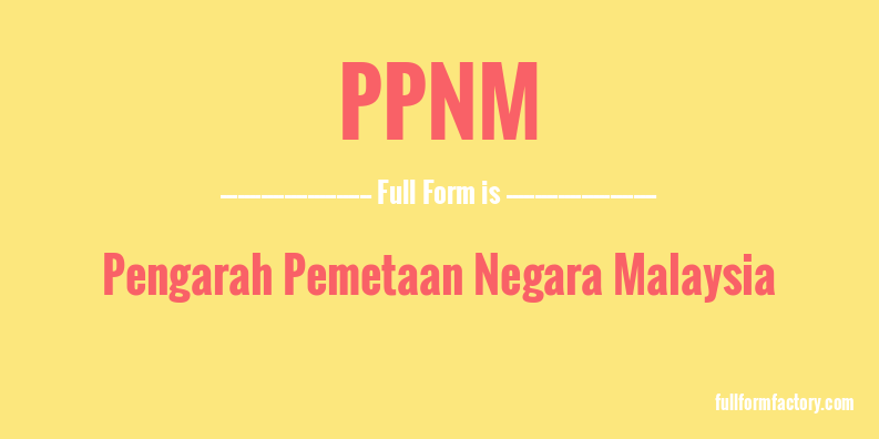 ppnm-full-form