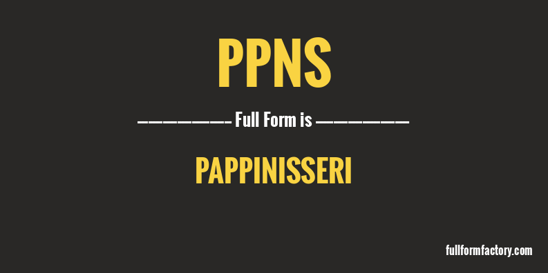 ppns-full-form