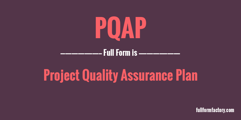 pqap-full-form