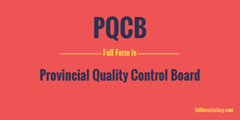 pqcb-full-form